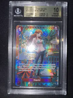 Nami SP Awakening of the New Era OP05 OP01-016 One Piece TCG English BGS 10 - Image 1