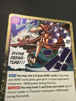Divine Departure OP13–076 One Piece TCG Carrying on His Will R NM - Image 2