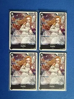 Kalifa One Piece TCG 500 Years in the Future OP07-081 Common QTY 4 - ships PWE - Image 1