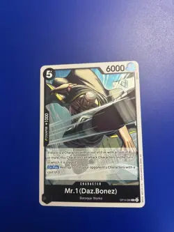 Mr.1(Daz.Bonez) OP14-090 Rare The Azure Sea's Seven One Piece Near Mint - Image 1