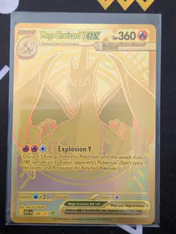 Mega Charizard Y EX 294/217 Foil EX ASC EN Card English Pokemon - Image 1