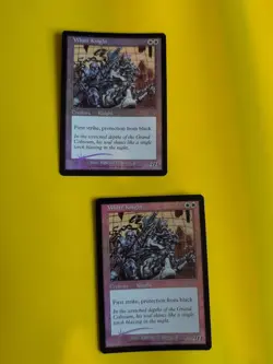 White Knight x2. LEGIONS (2003). OLD VINTAGE FOIL MTG 2 CARD - Image 1