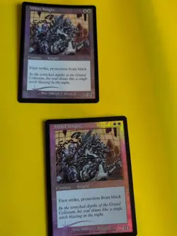 White Knight x2. LEGIONS (2003). OLD VINTAGE FOIL MTG 2 CARD - Image 2