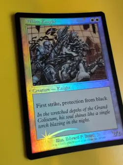 White Knight x2. LEGIONS (2003). OLD VINTAGE FOIL MTG 2 CARD - Image 3