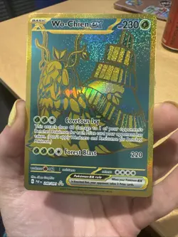 Wo-Chien EX 240/091 Paldean Fates Hyper Rare Pokemon TCG Card - Image 1