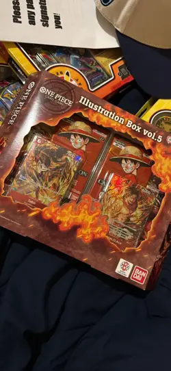 Bandai One Piece Card Game Illustration Box vol.5 English OP-13 Sabo Ace - Image 1