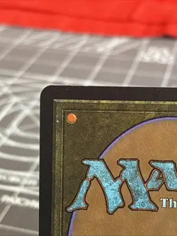 Vintage 1997 MTG Tempest Wasteland Card NM - Image 3