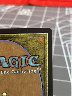 Vintage 1997 MTG Tempest Wasteland Card NM - Image 4