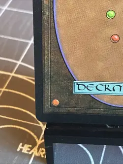 Vintage 1997 MTG Tempest Wasteland Card NM - Image 5