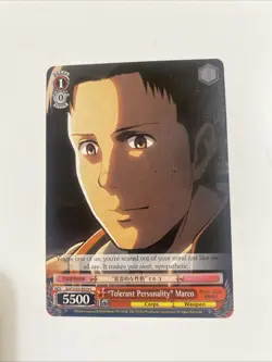 Attack On Titan Trading Card Weiss Schwarz AOT/S35-079 C Marco Bodt Bott - Image 1
