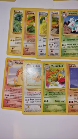 Pokemon TCG Base Set Jungle Cards Bundle Mixed Conditions Incomplete (30 Cards) - Image 2