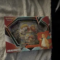 Pokemon Dragonite V Box Kit with Foil Promo Card - Trading Card Game - Image 1