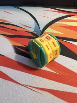 Magic MTG Final Fantasy Chocobo Yellow Click Wheel Life Counter Spinner Bundle - Image 2