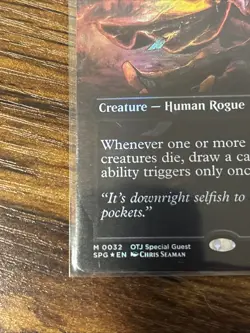 Morbid Opportunist (Borderless) Special Guests SPG 32 Foil MTG Magic Gathering - Image 2