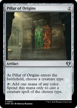PILLAR OF ORIGINS 970 Commander Masters MTG Magic NM - Image 1