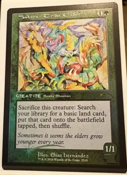 🌟 Sakura-Tribe Elder FOIL Secret Lair Brain Dead MTG🌟 - Image 1