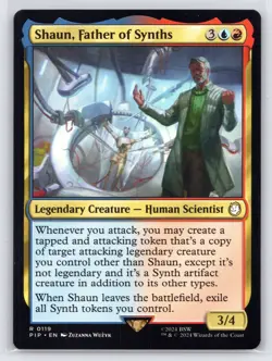 MTG NM Shaun, Father of Synths 119 R Universes Beyond: Fallout - Image 1