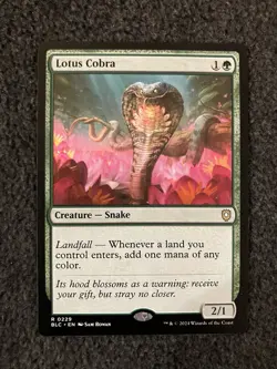 Magic The Gathering MTG - Lotus Cobra - Commander: Bloomburrow - Image 1