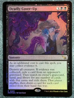 Deadly Cover Up Murders at Karlov Manor Foil MTG 2024 - Image 1