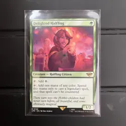 Delighted Halfling MTG LOTR: Tales of Middle-earth Regular NM - Image 1