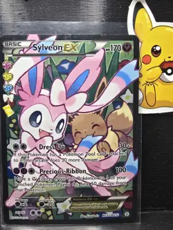 Pokemon Sylveon EX Full Art Ultra Rare Holo RC32/RC32 Generations 2016 - Image 1