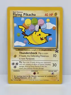 Flying Pikachu #25 Promo Pokemon Card - Image 1