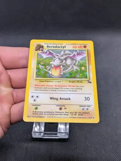 Aerodactyl 1/62 Holo Fossil Set Pokemon Card WOTC LP EXCELLENT - Image 3