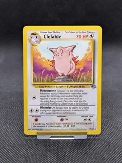 Clefable 17/64 Non Holo Jungle Set Rare Pokemon Card WOTC NM - Image 1