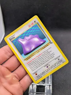 Ditto 18/62 Non Holo Fossil Set Rare Pokemon Card WOTC NM - Image 2