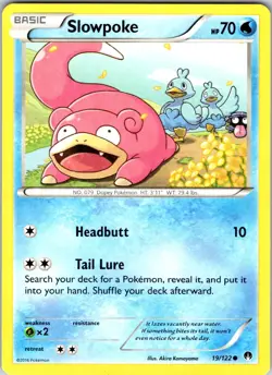 Slowpoke 19/122 XY - BREAKpoint Pokemon TCG NM Normal - Image 1