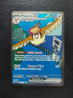 Pokemon TCG Pidgeot EX 225/197 Obsidian Flames Special Illustration Rare - Image 1