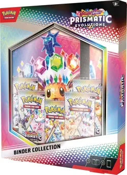 Pokemon TCG Prismatic Evolutions Binder Collection Box Factory Sealed - Image 4