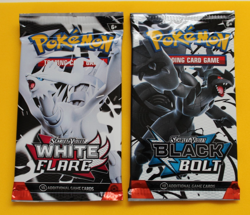 POKEMON WHITE FLARE & BLACK BOLT 2 BOOSTER PACKS SEALED - Image 1