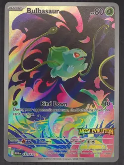 Bulbasaur 133/132 Mega Evolution Stamped Promo Pokemon TCG NM - Image 1