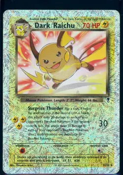 Pokemon LEGENDARY COLLECTION - #7/110 Dark Raichu - Reverse Holo - ENG - HP - Image 1