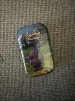 Pokemon TCG Mega Evolution Ascended Heroes Mini Tin - Zorua & Cramora open - Image 1