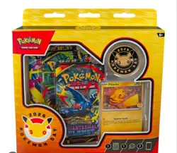 Pokemon Mega Evolution Phantasmal Flames Box Pikachu Pokemon Day 2026 English - Image 1