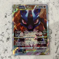 Lucario VSTAR SWSH291 Pokemon Crown Zenith Black Star Promo - Image 1