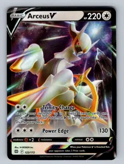 Arceus V 122/172 Ultra Rare SWSH09: Brilliant Stars NM - LP Pokemon TCG - Image 1