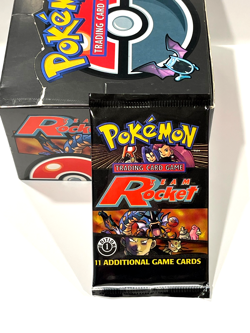 Pokemon TCG Team Rocket Booster Pack GYARADOS/GIOVANNI Art - 1st EDITION - Image 1