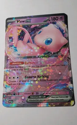 Mew ex 151 Ultra Rare Holo Pokemon TCG 151/165 Scarlet & Violet - Image 1