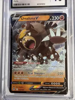 Pokemon Ursaluna V Holo #102/195 Silver Tempest 2022 - CGC 10 Gem Mint - Image 4