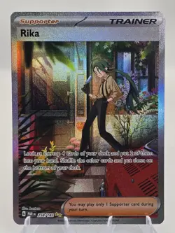 Rika 258/182 Pokemon TCG: Paradox Rift Near Mint (NM) Special Illustration Rare - Image 1