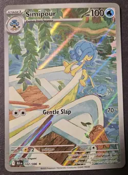 Simipour SV: Black Bolt #102/086 Illustration Rare Pokemon Near Mint Fast Ship - Image 1