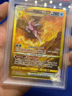 Pokemon Crown Zenith Galarian Gallery Origin Forme Palkia VSTAR GG67/GG70 PSA 9 - Image 3