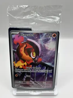 Pokemon TCG Charcadet Phantasmal Flames ETB Black Star Promo Sealed - Image 3