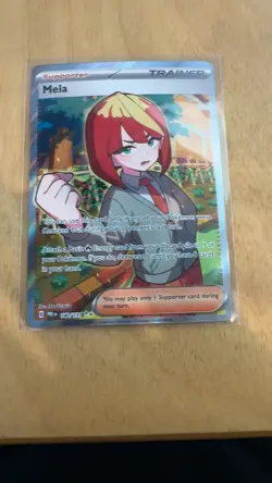 Mela Ultra Rare Prismatic Evolutions 140/131 NM Holofoil Pokemon - Image 1