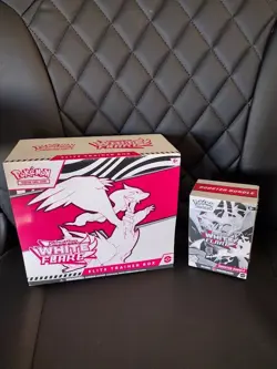 LOT OF 2 🔥Pokemon 🔥White Flare🔥 Elite Trainer Box ETB + Booster Bundle new - Image 1