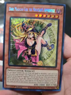 DARK MAGICIAN GIRL THE MAGICIAN'S APPRENTICE * SECRET RARE ALIN-EN004 YUGIOH! - Image 1