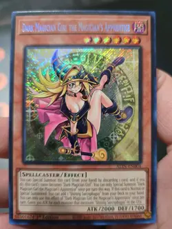 DARK MAGICIAN GIRL THE MAGICIAN'S APPRENTICE * SECRET RARE ALIN-EN004 YUGIOH! - Image 2